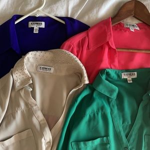 Express Portofino Blouse bundle-4 shirts
